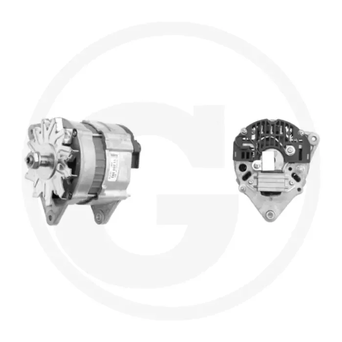 Laatste Kans MAHLE Dynamo 14 V / 80 A – Type A, L60°, met ventilatorwiel