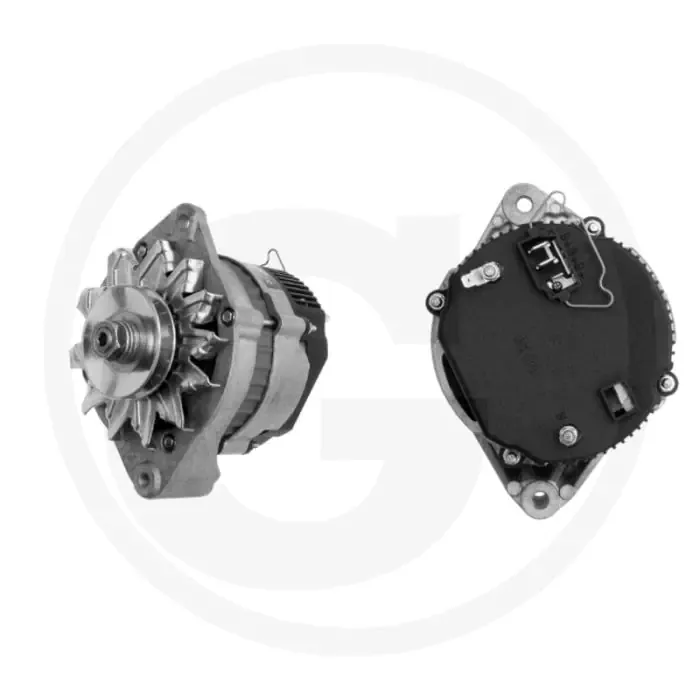 Op = Op MAHLE Dynamo 14V 55A ↻ Poelie Ø68mm