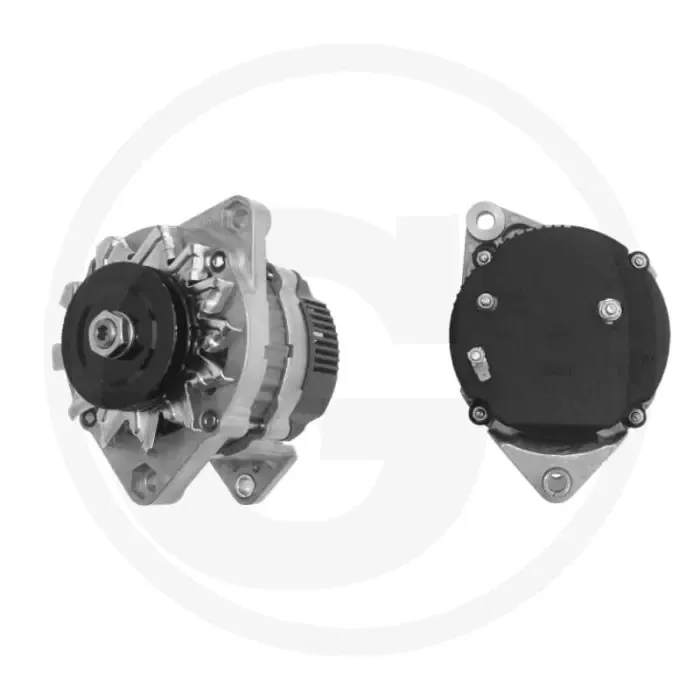 Tijdelijk Beschikbaar MAHLE Dynamo 14V 80A Type A Flens 76mm Poelie Ø80mm
