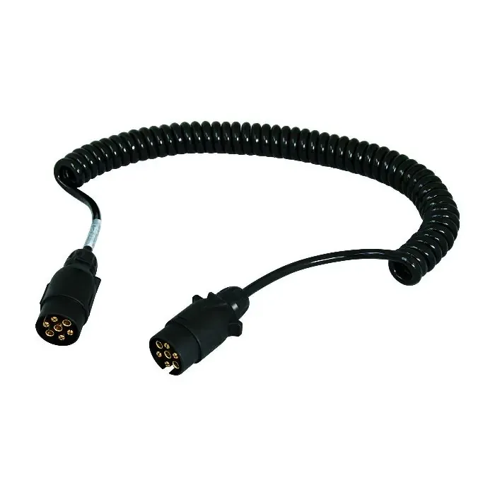 SPIRAALSNOER 3M 7 Polige Stekker ALU JAEGER Premium