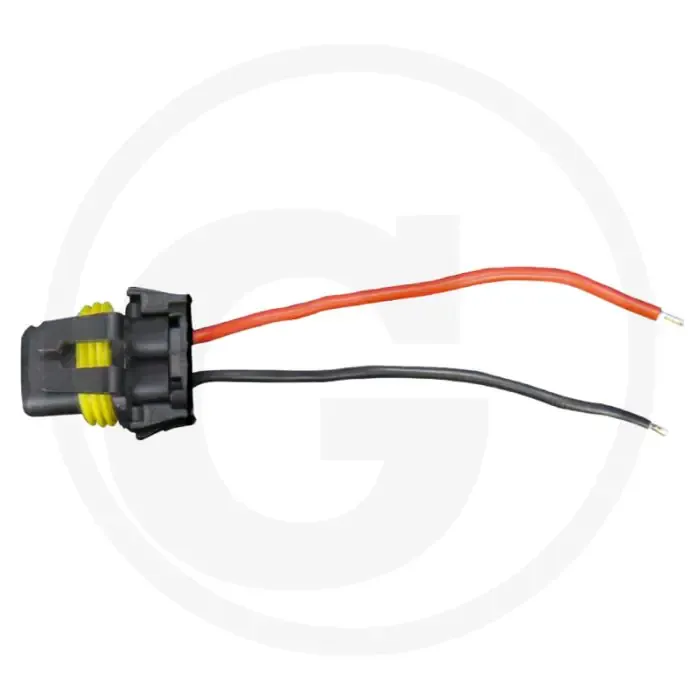 Speciale Aanbieding AMP 9005 Stecker mit 10cm Kabel, 2-polig