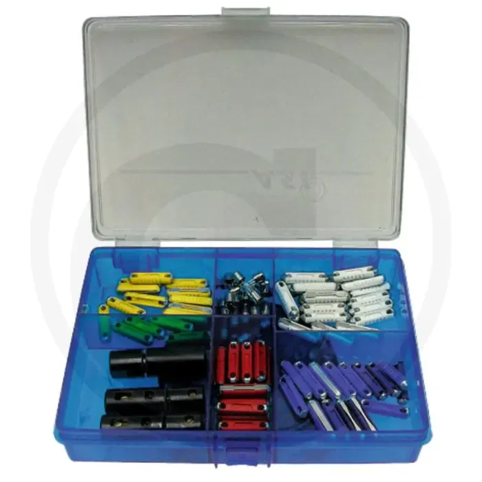 Assortiment zekeringen 78-delig DIN 72581/1 Direct Beschikbaar