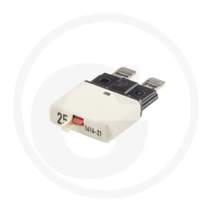 Merkproduct Automatische zekering, standaard (32 volt maximaal / 25 A | wit | met resetknop)