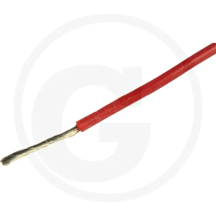Laatste Kans Elektrokabel 0,5mm² Rood Siliconen 1-aderig