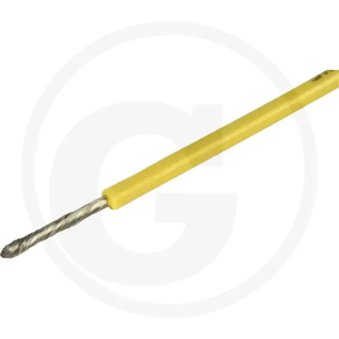 Uitverkoop Elektrokabel 0,75mm² Geel 1-aderig Siliconen
