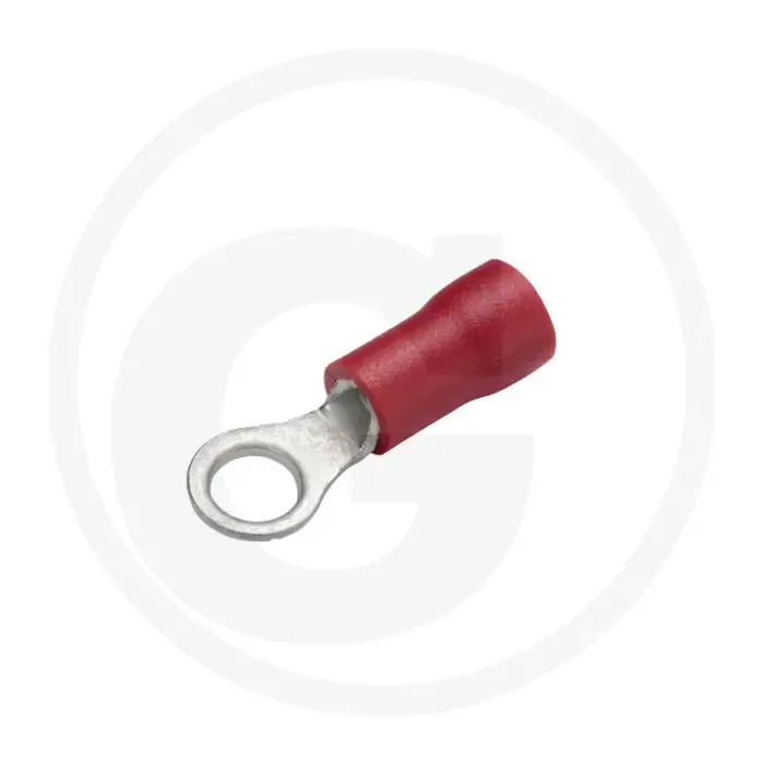 Favoriet HELLA Oogkabelschoentjes 0,5-1,0mm² Rood Ø4,3 M4 Gedeeltelijk geïsoleerd