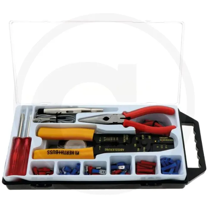 Fabrieksprijs Kabelschoentjes assortiment 60-delig met krimptang en toebehoren