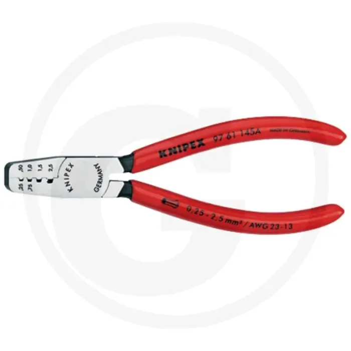 Knipex knipex adereindhulstang 0,25-2,5mm² krimptang 145mm Merkproduct