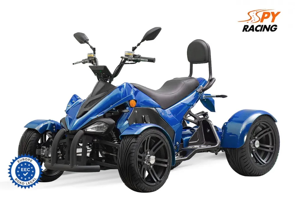 Spyracing 100% Elektrische straatlegale quad met KENTEKEN Op = Op