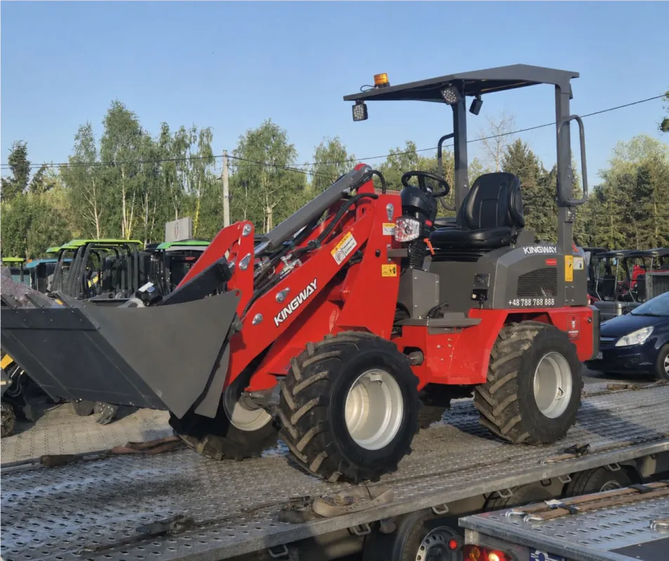 Seizoensaanbieding KINGWAY H190 Wiellader (knikgestuurd) – NIEUW | Kubota motor