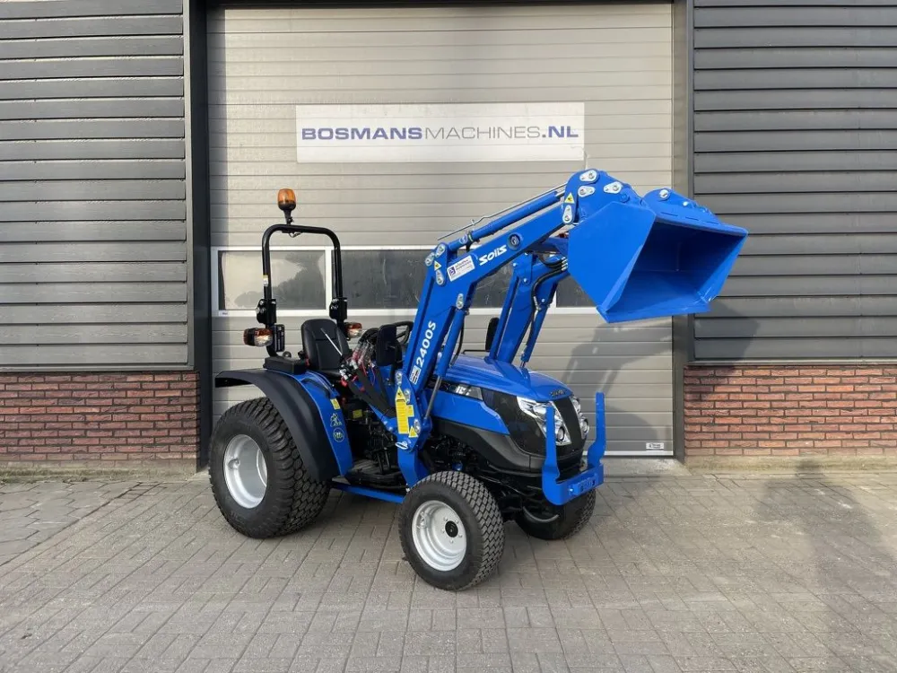 Dagaanbieding Solis 20 minitractor NIEUW optie gazonbanden - frontlader
