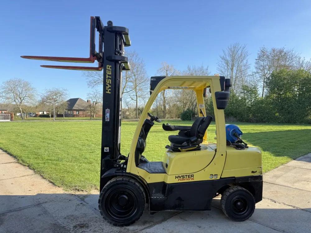 Hyster 3,5 tonner lpg heftruck triplex 6.4M freelift Sideshift Koop Online