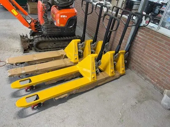 Alleen Vandaag Diversen Handpalletwagen tandem wielstel lepels 1150mm