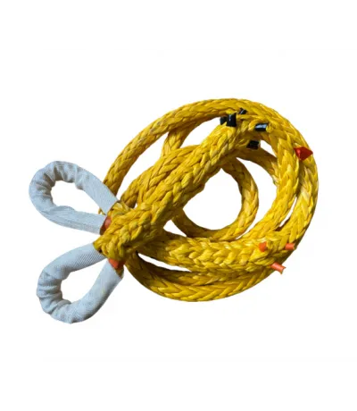 Dyneema sleeptouw 10 meter 150 ton 48mm Koopje