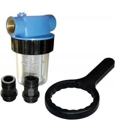 Gude waterfilter 1" binnendraad 125 mm kort compleet Laatste Kans