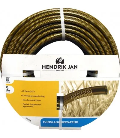 Gecertificeerd Hendrik Jan tuinslang gewapend 1/2 (13mm) - 15 meter