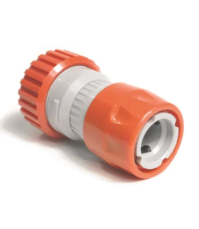 Snelkoppeling kunststof met stop en slanghouder Ø 18-23mm, Talen Tools Direct Verzonden