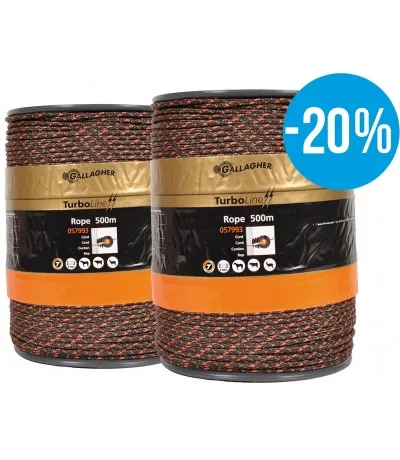 Gallagher duopackTurboline cord terra 2X500M Hete Deal