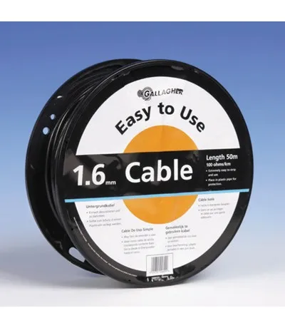 Gallagher kabel 1,6mm 25m/rol 100 OHM/1km Goedkoop