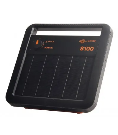 Koop Online Gallagher S100 zonne-energie schrikdraadapparaat inclusief batterij