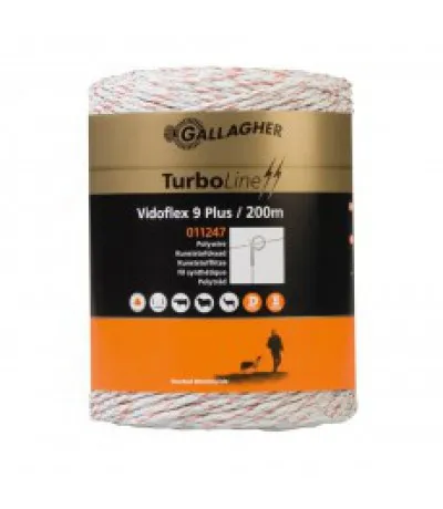 Gallagher vidoflex 9 turboline plus wit 200m Alleen Vandaag