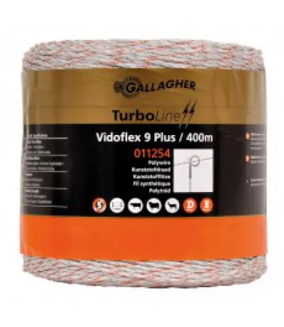 Gallagher vidoflex 9 turboline plus wit 400m Voordeelprijs