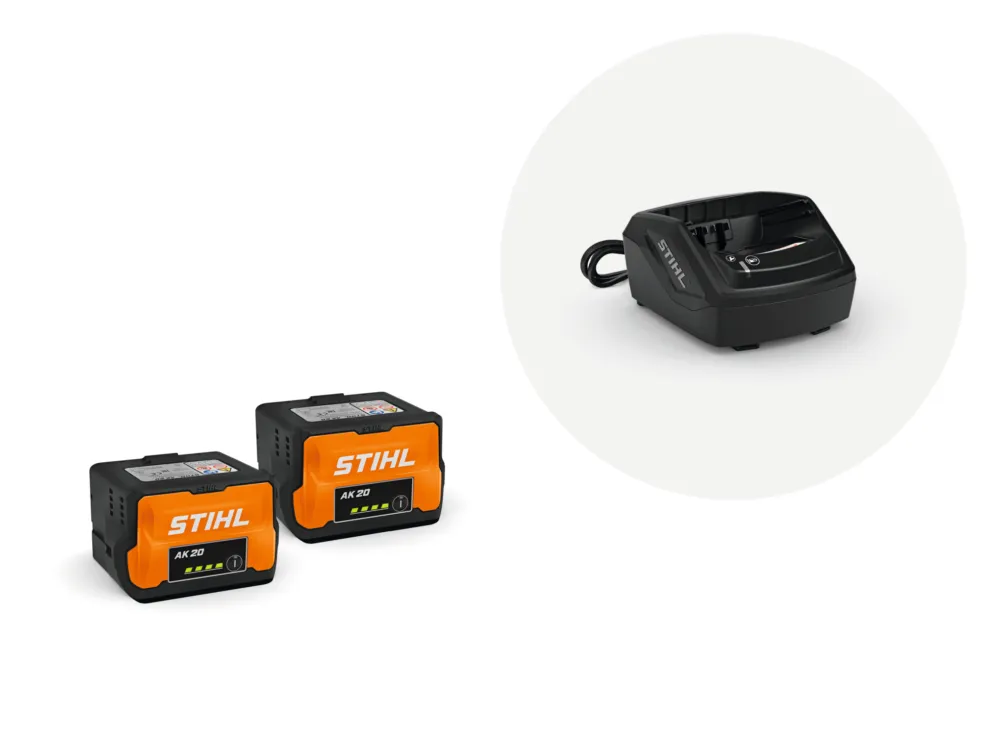Bestseller Starterset, met 2x accu AK 20 en 1x lader AL 101