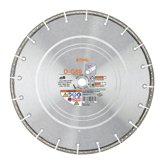 Finale Uitverkoop Diamant-doorslijpschijf, Ø 350mm, gietijzer, D-G80