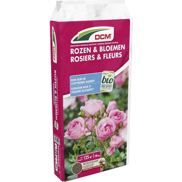 Gereduceerde Prijs DCMMeststofRozen&Bloemen10kg(Tot125m²)
