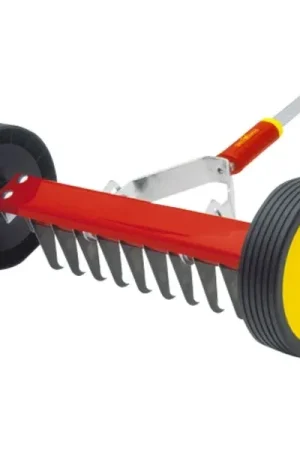 WOLF-Gartenmulti-starUR-M3Verticuteerrollerverticuteerder(Rood/geel) Direct Beschikbaar