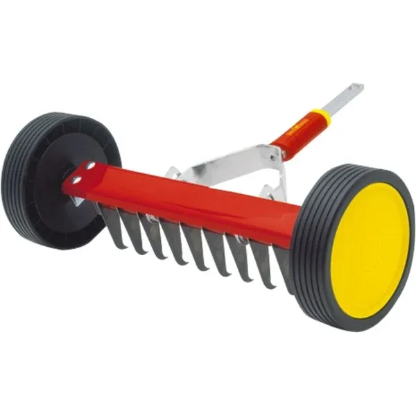 WOLF-Gartenmulti-starUR-M3Verticuteerrollerverticuteerder(Rood/geel) Direct Beschikbaar