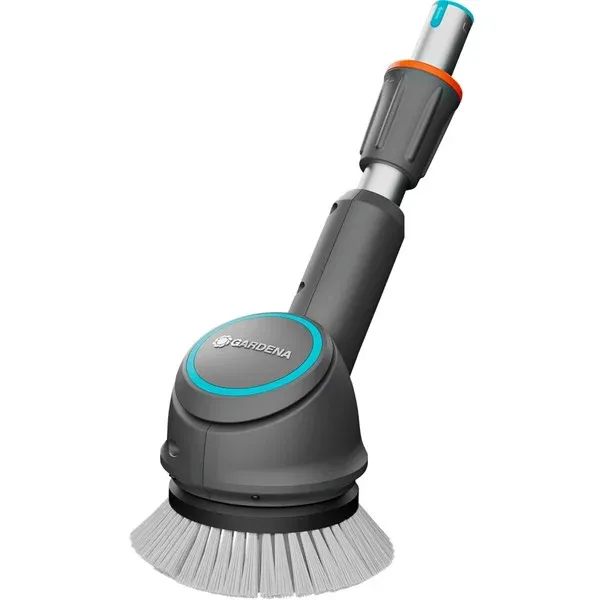 GARDENAAquaBrushopzetstukmetschijfborstel,voordeAquaBrushaccu-multireinigerwasborstel(Grijs/turquoise,14846-20) Express Levering