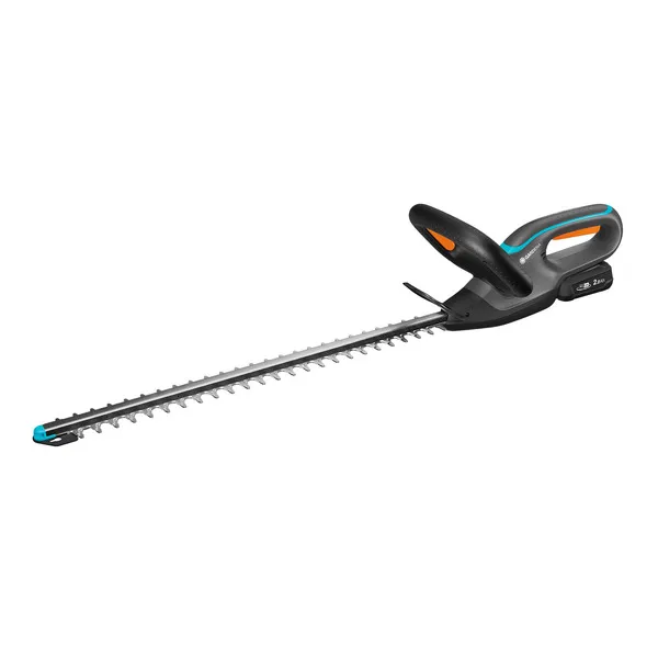 GARDENAAccuheggenschaarEasyCut55/18Vset(Grijs/turquoise,14735-20,accuenopladerinbegrepen) Speciale Aanbieding