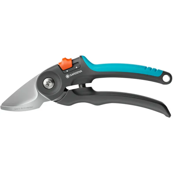 Direct Verzonden GARDENASnoeischaarPremiumCutvoorvershoutmetbypass-snede(Grijs/turquoise,22mmsnoeidiameter)