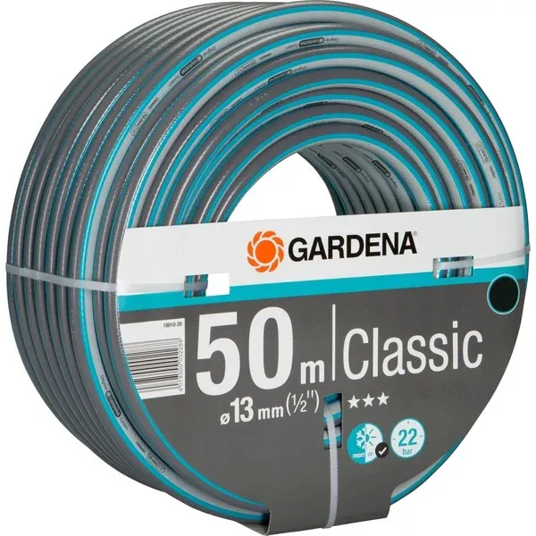 GARDENAClassicslang(Grijs/turquoise,18010-20,50m) Beperkte Voorraad