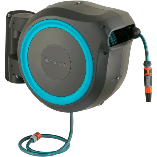 GARDENAWandslangenboxRollUpM/Lslanghaspel(Grijs/turquoise,18620-20,25m) Koop Vandaag
