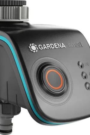 Aanbieding GARDENAsmartWaterControlbesproeiingscomputer(Grijs/turquoise,19031-20)