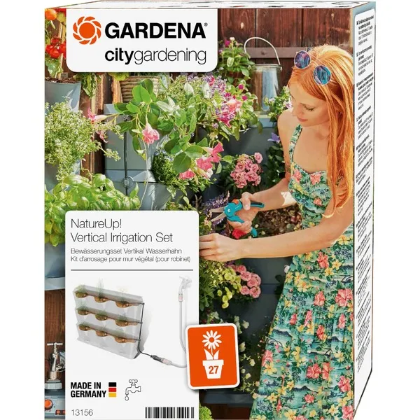 GARDENANatureUp!BewateringssetVerticaalWaterkraandruppelsysteem(13156-20) Gereduceerde Prijs