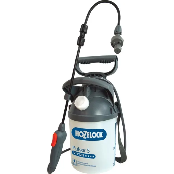 Hozelock5310PulsarViton5literdrukspuit(Wit/grijs) Uitverkoop