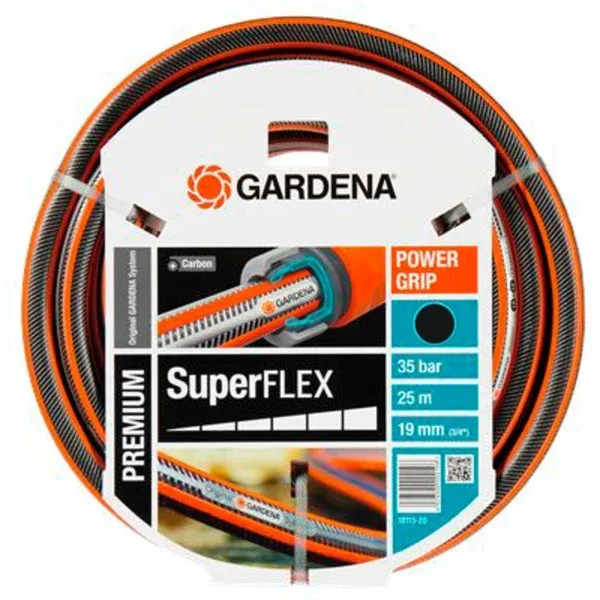 Koop Vandaag GARDENAPremiumSuperFLEXslang19mm(3/4")(Grijs/oranje,18113-20,25m)