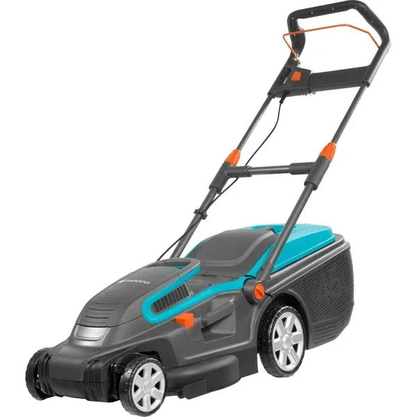Merkproduct GARDENAElektrischegrasmaaierPowerMax1800/42(Zwart/turquoise,5042-20)
