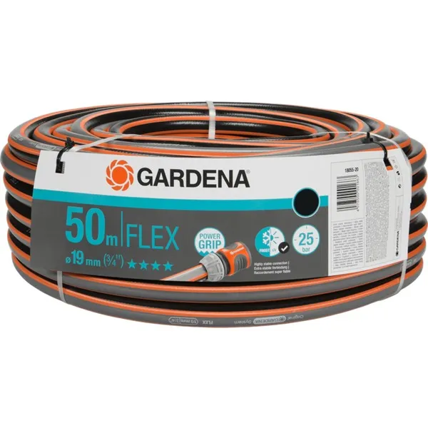 GARDENAComfortFlexslang19mm(3/4")(Zwart/oranje,18055-20,50m) Lage Prijs