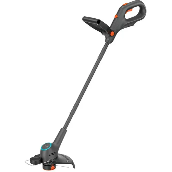 Koopje GARDENAGazontrimmerEasyTrim2518Vgrastrimmer(Grijs/turquoise,Accuenopladernietinbegrepen)