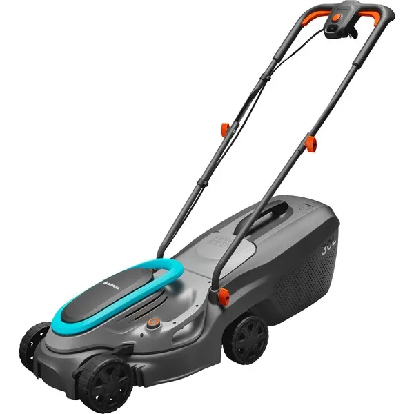 Finale Uitverkoop GARDENAElektrischeGrasmaaierPowerMax32/1200G2(Zwart/grijs,14633-20,1.200Watt)