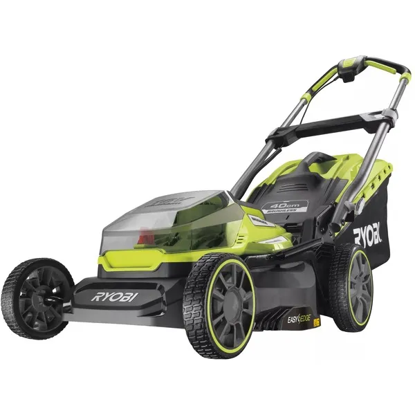 RyobiONE+18VBrushlessAccu40cmGrasmaaierRY18LMX40A-240(Groen/zwart,50LGrasopvangzak,incl.2x4.0Ahacculader) Laatste Versie